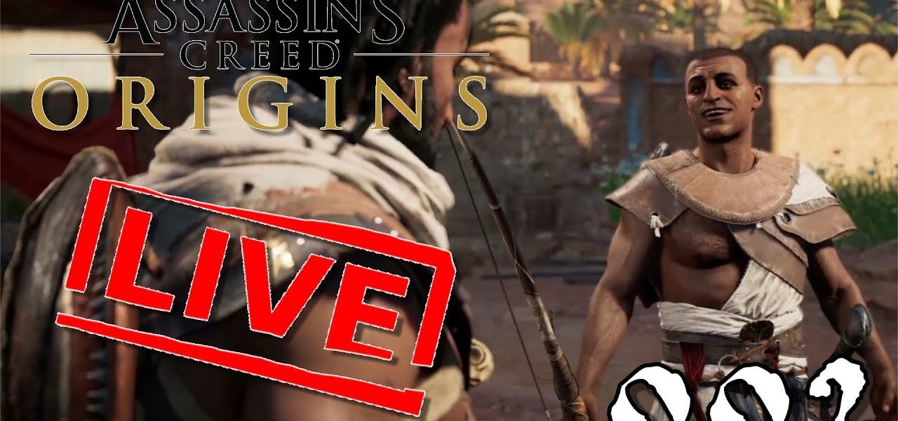 [Let's Play Live] Assassin's Creed Origins - 002 - Pattexkamel und ein Adler