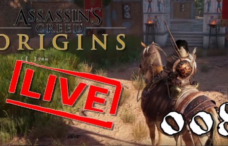 [Let's Play Live] Assassin's Creed Origins - 008 - Der erste Bosskampf naht